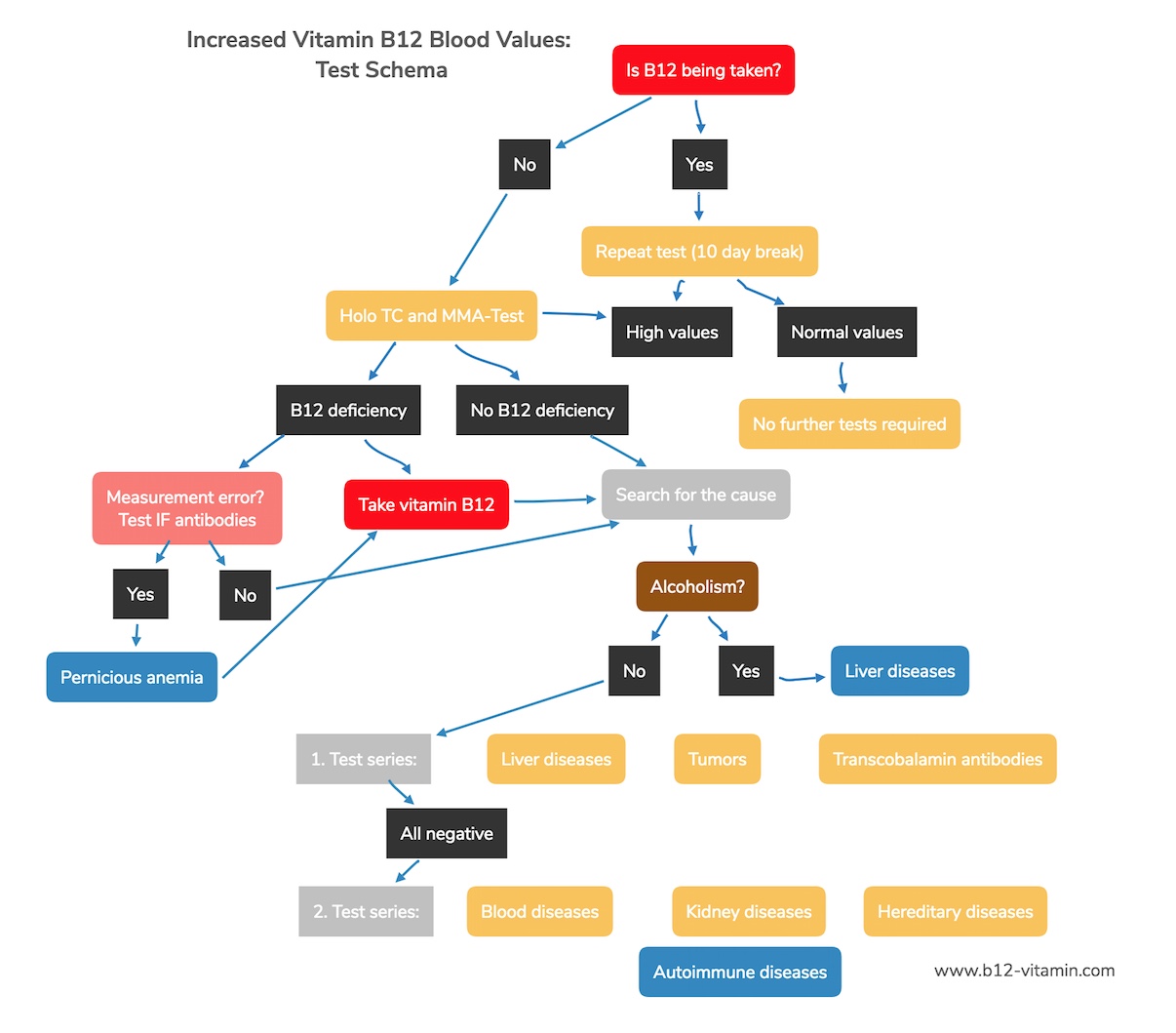 Vitamin B12 Test High Blood Levels